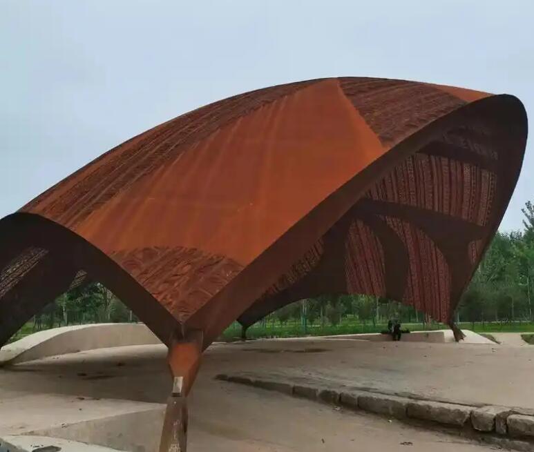 榆林耐候钢幕墙案例